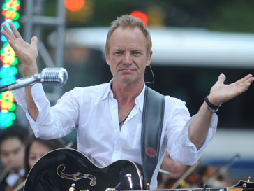 Стинг (Sting) дал бесплатный концерт в Санкт-Петербурге