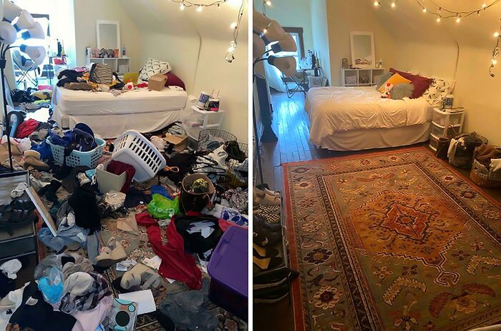 Душераздирающие фото квартир до и после уборки