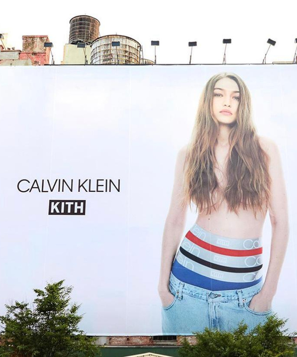 Все нижнее сразу: Джиджи Хадид в рекламной кампании Calvin Klein для KITH