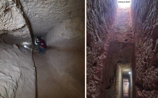 На глубине 13 метров: посмотрите на тоннель, который может привести к гробнице Клеопатры