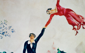 Легка на подъем: 8 интересных деталей картины «Прогулка» Марка Шагала