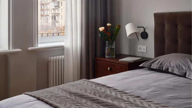 Светлая квартира 100 м² в московской сталинке