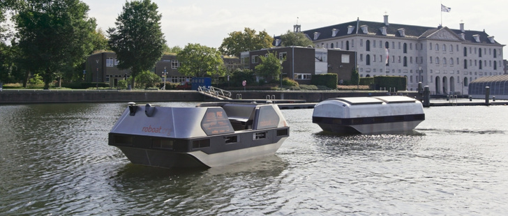 В Нидерландах испытали водное беспилотное такси