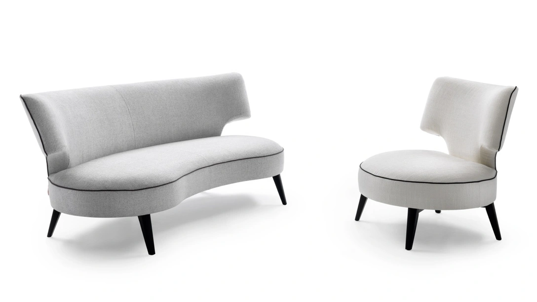 Диван и кресло Drop 20, дизайн Роберто Лаццерони, Flexform Mood. | mcmaison.ru