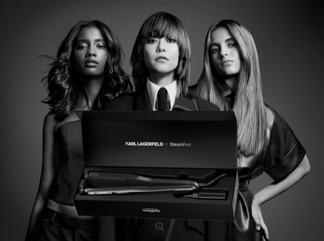 Лучший бьюти-подарок: стайлер Steampod x KARL LAGERFELD