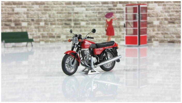 Модель мотоцикла Jawa-350 в масштабе 1:43