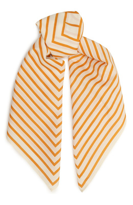 Женский оранжевый хлопковый платок TOTÊME