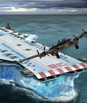 Ледовое чудовище. История британского авианосца из воды и палок