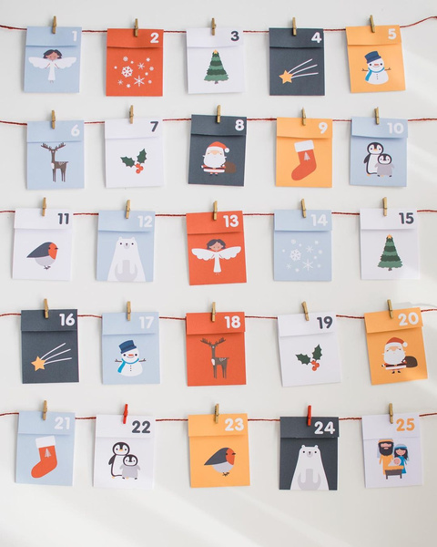 DIY Оригами КАЛЕНДАРЬ Котик Пушин, Мишка и Цыпленок из бумаги - Origami Paper Calendar