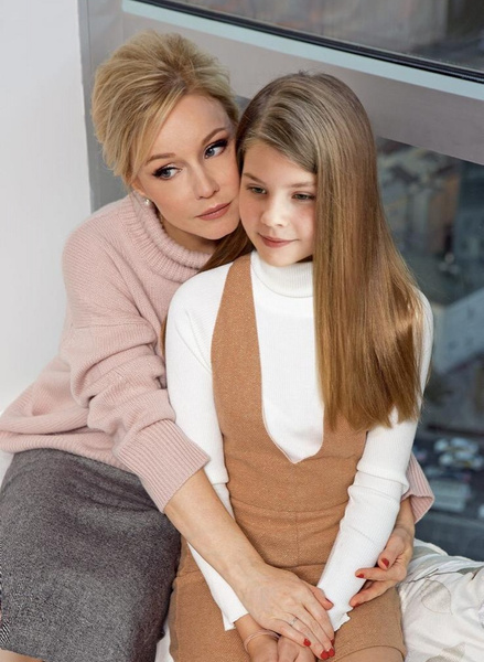 Марина Зудина с дочерью Машей