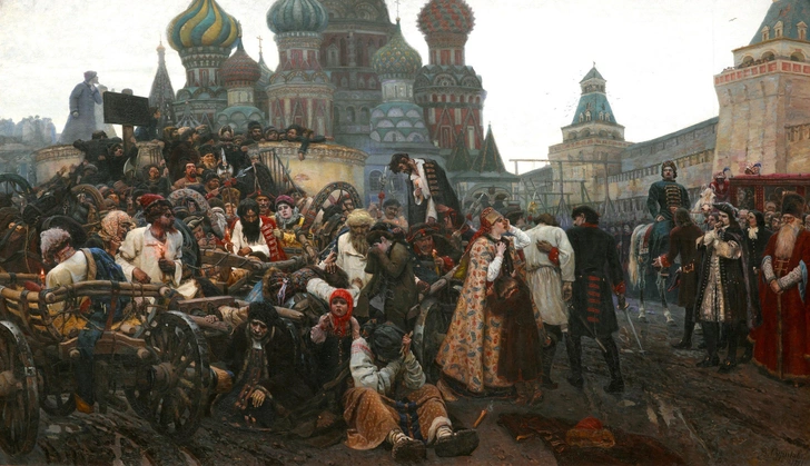 Василий Суриков. Утро стрелецкой казни. 1881 | Источник: Wikimedia Commons