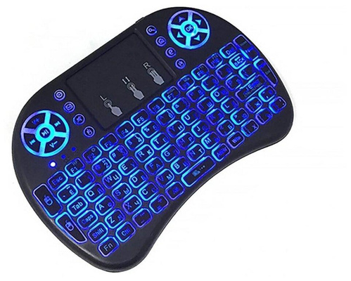 Мини-клавиатура беспроводная с подсветкой и тачпадом