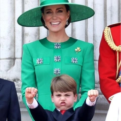 Снова всех очаровал и насмешил: принц Луи во время парада Trooping the Colour