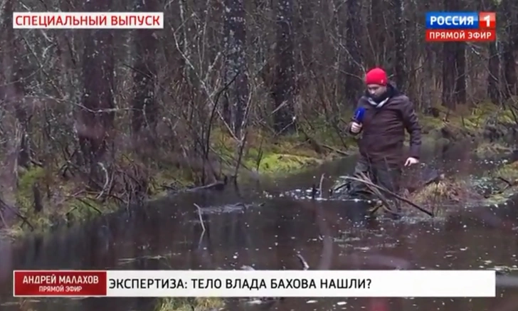 Тело Влада Бахова могли подбросить