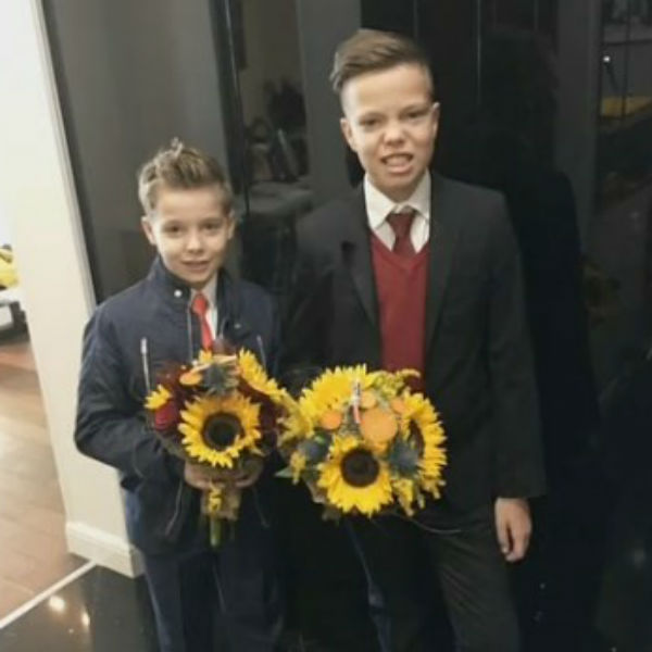 Сыновья певца 15-летний Иван и 10-летний Артемий