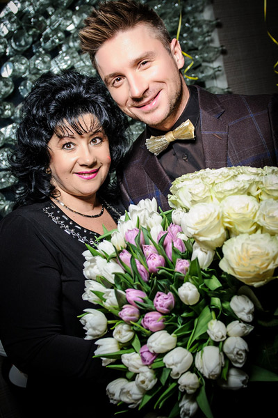 Сергей Лазарев с мамой Валентиной Викторовной