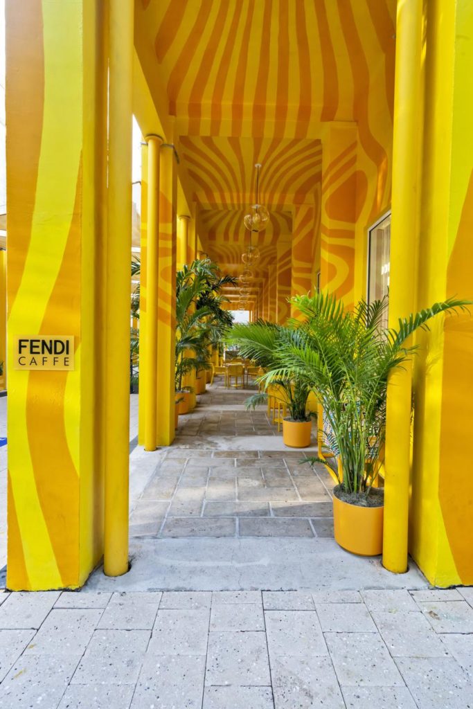 Pop-up пространство Fendi Caffè в Майами