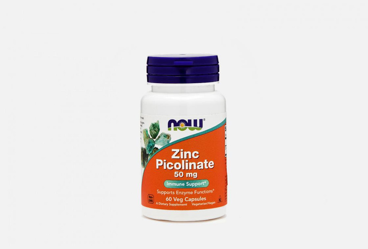 Биологически активная добавка с цинком NOW Zinc Picolinate 