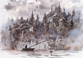 Эссе: проклятие реки Свирень, или Легенда о ночном рыбаке