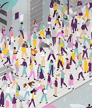 Картинка, которая озадачивает в любое время года: сможешь найти зонт?
