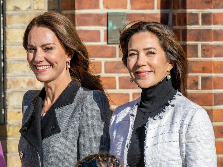 Кто круче: Миддлтон и ее датская «двойняшка» принцесса Мэри прогулялись вместе