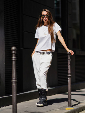 Street Style, белая базовая футболка, простая футболка, базовый топ, базовый гардероб, база гардероба
