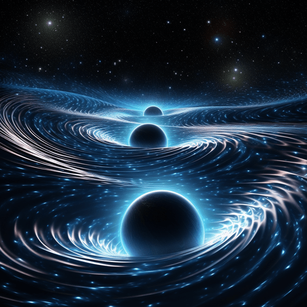 О чем нам пытается сказать Вселенная? Астрономы зафиксировали гул миллионов черных дыр