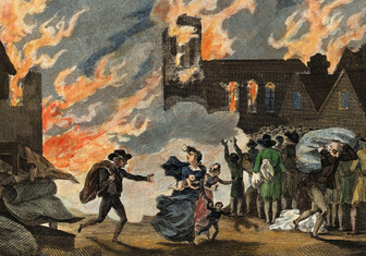 В 1666 году… случился Великий лондонский пожар