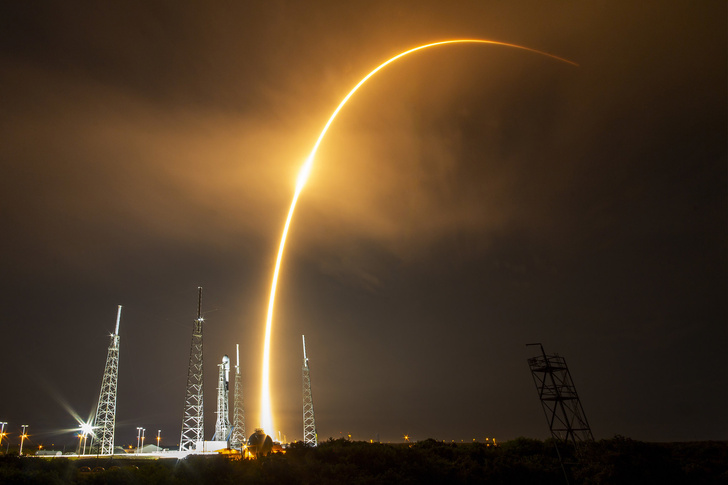 Компания SpaceX в 14-й раз отправила в космос первую ступень ракеты Falcon 9