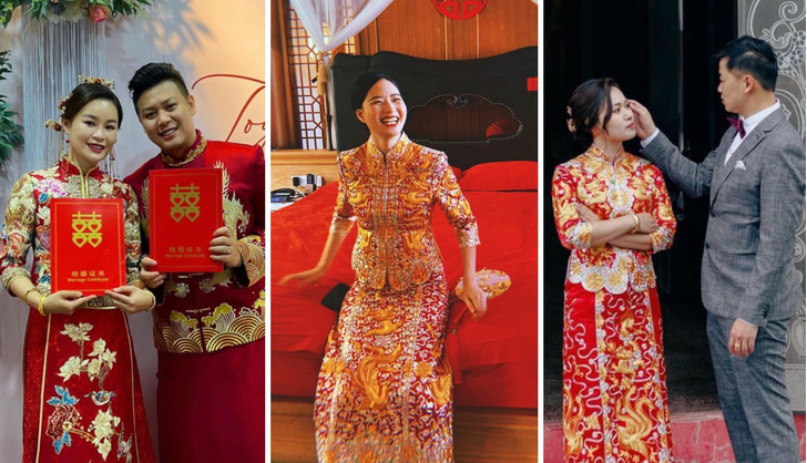 Китайская невеста: фото, свадебная мода, Китай, свадьба