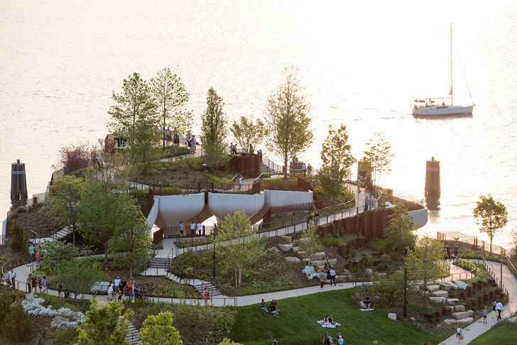 Парк Little Island в Нью-Йорке по проекту Томаса Хезервика