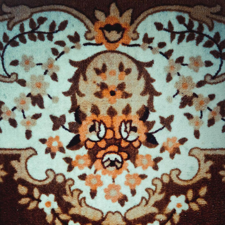 Рисунок на советском ковре