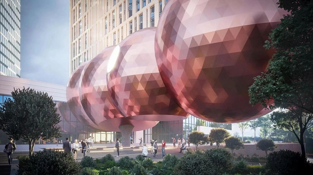 В Москве построят мост из шаров | Источник: Пресс-служба Москомархитектуры