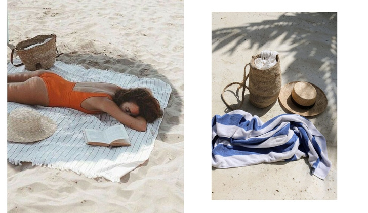 Пляжное полотенце — единственный по-настоящему желанный аксессуар на лето