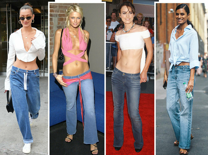 Не ждали: почему джинсы с низкой талией снова в тренде (и как их носить)