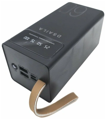 Power Bank Premium HUdsaila / 60000 mAh / Ультрамощный повербанк для телефона и ноутбука / Внешний аккумулятор с быстрой зарядкой / Зарядное устройство