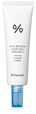 Солнцезащитный крем с гиалуроновой кислотой Dr. Ceuracle Hyal Reyouth Moist Sun SPF 50+ /PA++++ (50 мл)