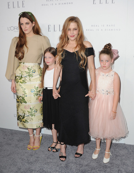 Лиза Мария Пресли с дочерьми