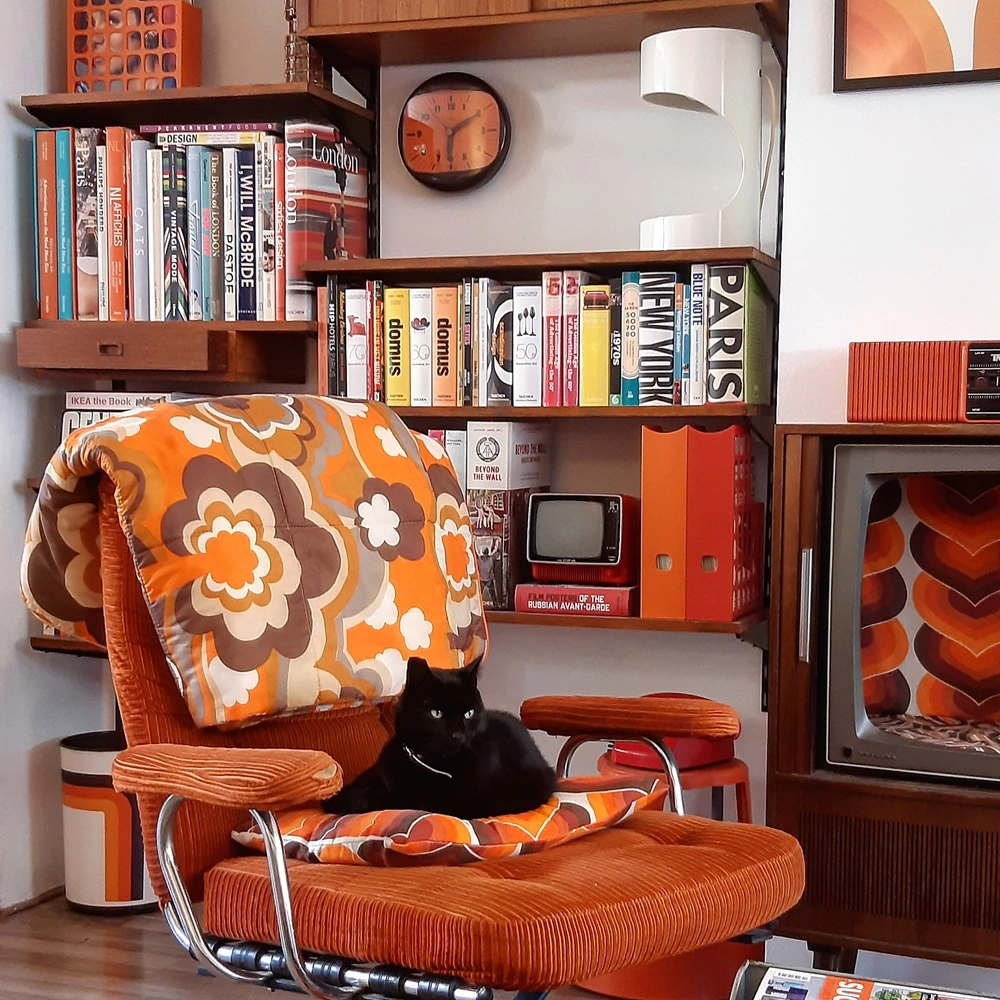 Назад в будущее: жительница Роттердама превратила свою квартиру в рай 1970-х | Источник: Legion Media