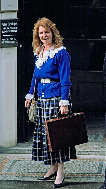 Сара Фергюсон в Лондоне, март 1986