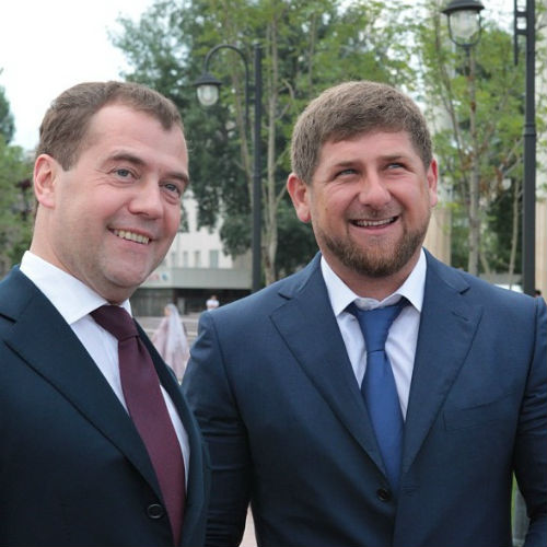 Рамзан Кадыров и Дмитрий Медведев
