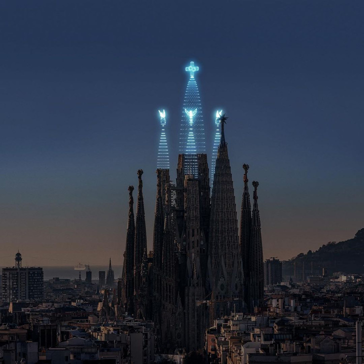 Студия Drift достроила собор Sagrada Família с помощью дронов