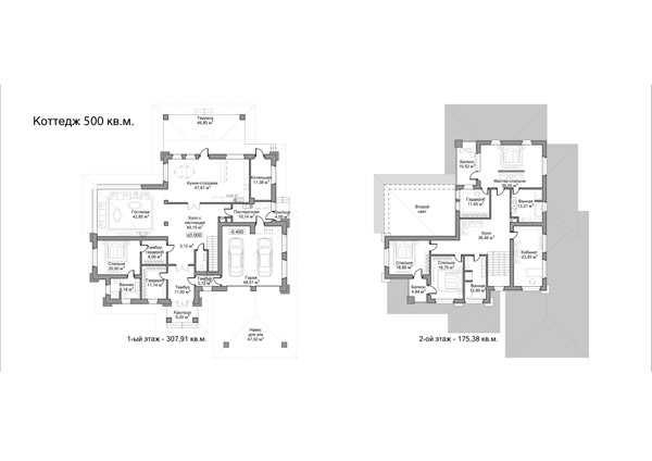 План двухэтажного дома Канделаки