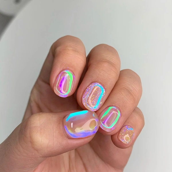 «Aurora nails» — нереально красивый корейский бьюти-тренд, который покоряет соцсети