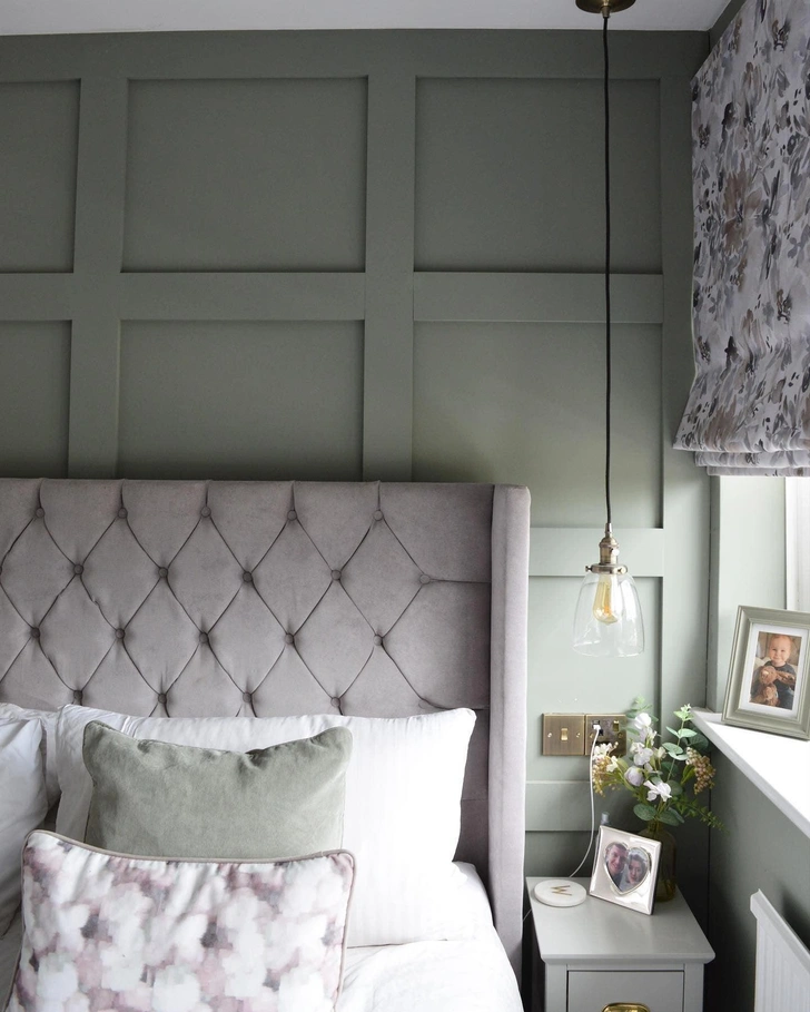 Оттенок Card Room Green №79, Farrow & Ball. | Источник: @kingsburyhomelife