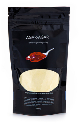 Агар-агар, натуральный пищевой загуститель. 100 гр.