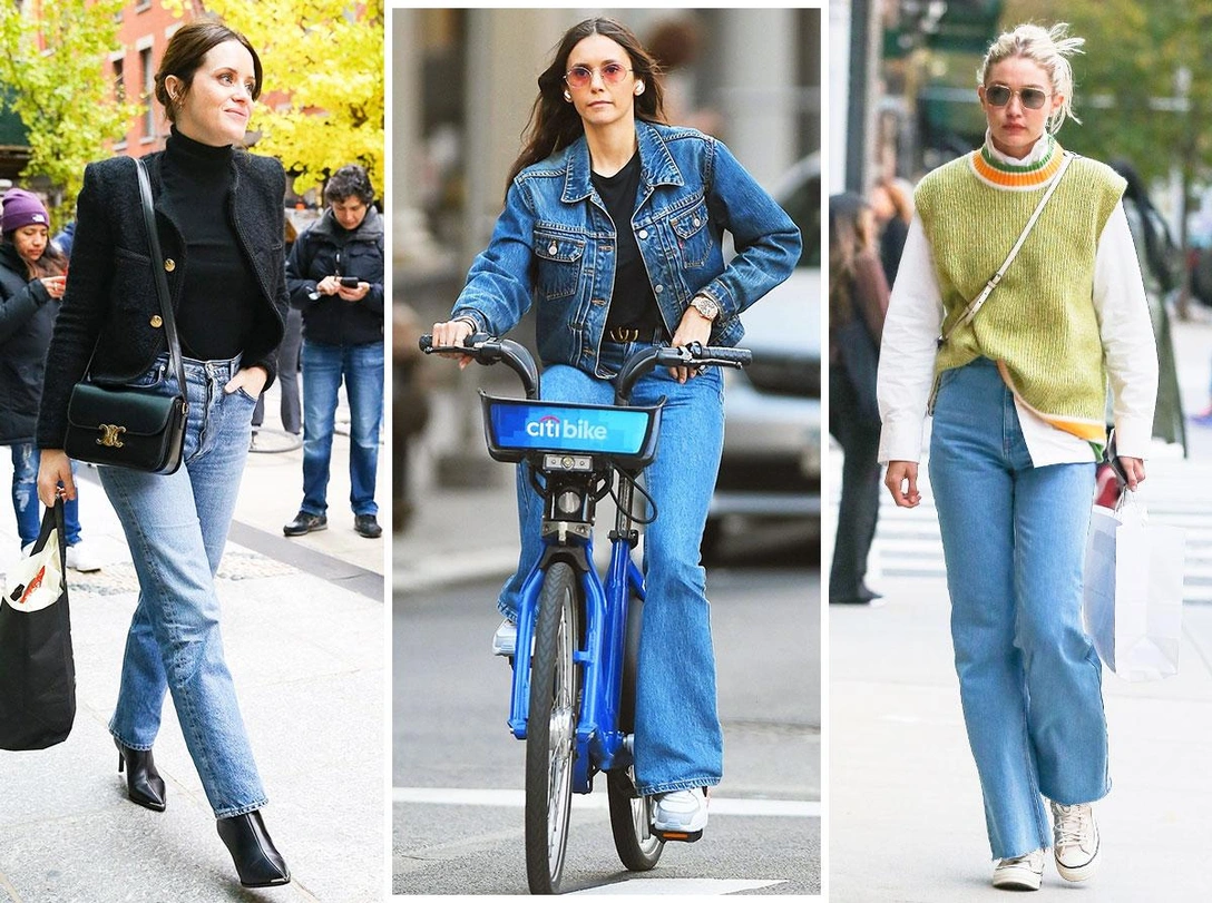 Как носить джинсы весной, чтобы не выглядеть нелепо: 7 модных образов от самых стильных девушек в мире | marieclaire.ru