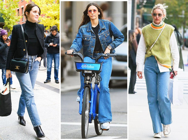 Как носить джинсы весной, чтобы не выглядеть нелепо: 7 модных образов от самых стильных девушек в мире