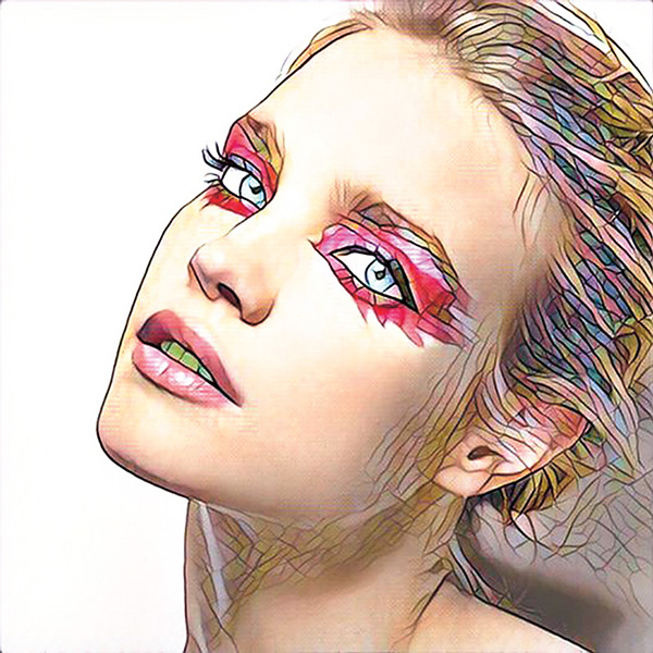 Наталья Водянова выложила фото в стиле мозаики | Источник: «Инстаграм» (запрещенная в России экстремистская организация)