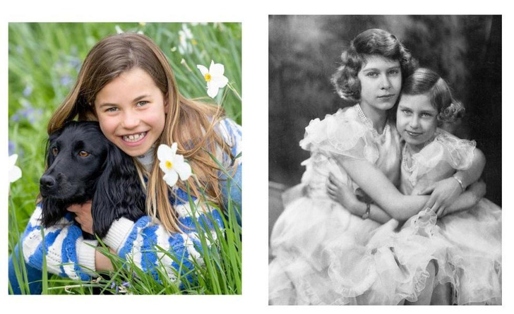 Так похожа на бабушку: 2 новых портрета принцессы Шарлотты в честь ее 8-летия